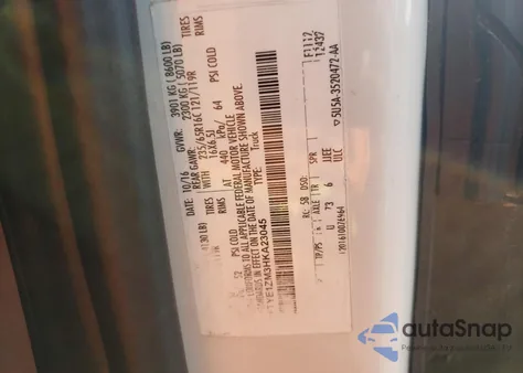 2017 Ford Transit T-150 z USA, uszkodzony, nr VIN 1FTYE1ZM3HKA23045